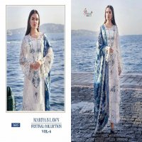 SHREE FAB PRESENT MARIYA B LAWN FESTIVAL COLLECTION VOL-6 COTTON UNSTITCHED PARTY WEAR SALWAR KAMEEZ SUIT