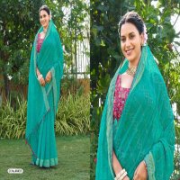 5D Designer Preety Girl Wholesale Nilgiri Chiffon With Weaving Border Sarees