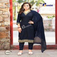 Bonie Kashvi Wholesale 3 Piece Kurti With Pant And Dupatta