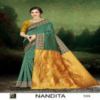 RONISHA NANDITA BY RANJNA SAREE BANARASI SILK PREMIUM FABRICS SUPER HIT COLLECTION SAREES