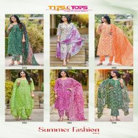 TIPS AND TOPS SUMMER FASHION VOL 6 FANCY WEAR READYMADE COTTON PRINT SALWAR SUIT