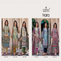 Kross Kulture Naira Wholesale Karachi Print With Embroidery Work Dress Material