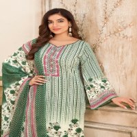 Vandana Karachi Express Vol-4 Soft Cotton Swarovski Work Dress Material