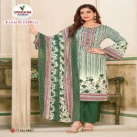 Vandana Karachi Express Vol-4 Soft Cotton Swarovski Work Dress Material