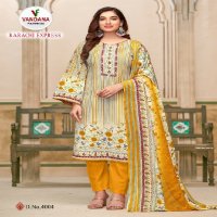 Vandana Karachi Express Vol-4 Soft Cotton Swarovski Work Dress Material