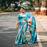 KASHVI CREATION DIVYANI VOL 3 SATIN PRINT FESTIVE SAREE WHOLESALER