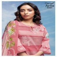 Ganga Arna S2681 Wholesale Premium Cotton With Aari Work Salwar Suits