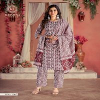 Krishna Trendz Sumer Cotton Vol-1 Wholesale Readymade 3 Piece Salwar Suits