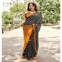 MALANA BY VALLABHI PRINTS 27221-27226 SERIES GEORGETTE AMAZING DESIGN SAREE WITH BLOUSE