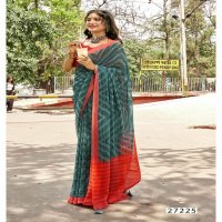 MALANA BY VALLABHI PRINTS 27221-27226 SERIES GEORGETTE AMAZING DESIGN SAREE WITH BLOUSE
