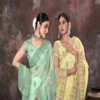 Jayshree D.no 2265A To 2265D Wholesale Organza Net Function Wear Sarees