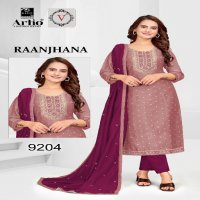 Artio Raanjhana Wholesale Readymade 3 Piece Salwar Suits Combo