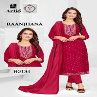 Artio Raanjhana Wholesale Readymade 3 Piece Salwar Suits Combo