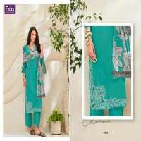 Fida Keeva Wholesale Pure Cotton Satin Solid With Embroidery Suits