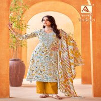 ALOK SUIT FULKARI NEW LAUNCH BEAUTIFUL WEAR UNSTITCH COTTON SALWAR KAMEEZ