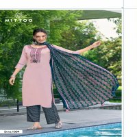 MITTOO SAMREEN READYMADE HEAVY RAYON THREAD & HANDWORK CASUAL WEAR BIG SIZE SALWAR SUIT