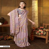 Vallabhi Jagmaya Wholesale Brasso Fabric Ethnic Sarees