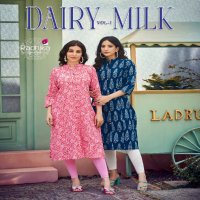 Radhika Dairy Milk Vol-1 Wholesale Pure Heavy Cotton Long Kurtis