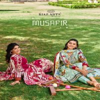 RIAZ ARTS PRESENTS MUSAFIR VOL 8 LAWN PAKISTANI EMBROIDERY NECK DAILY WEAR SALWAR SUIT