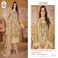 Vandana Guzarish Vol-1 Wholesale Pure Cotton With Embroidery Work Dress Material