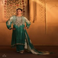 Varsha Ether Wholesale Viscose Muslin With Handwork Function Wear Suits