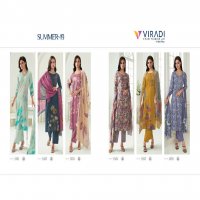 Viradi Summer-19 Wholesale Pure Cotton Readymade Salwar Suits