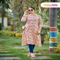 MIMI VOL 2 BY TIPS AND TOPS FULL STITCH NEW TRENDY OUTFIT A LINE POCKET STYLISH KURTI WHOLESALER