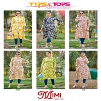 MIMI VOL 2 BY TIPS AND TOPS FULL STITCH NEW TRENDY OUTFIT A LINE POCKET STYLISH KURTI WHOLESALER