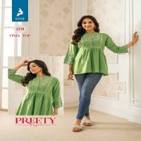 PRETTY WOMEN VOL 2 BY KAYA READYMADE CLASSY OUTFIT BIG SIZE SHORT TOP EXPORTS