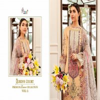 SHREE FABS QUEENS COURT PREMIUM LAWN COLLECTION VOL 2 BOLLYWOOD STYLE PAKISTANI 3PCS DRESS