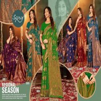 Saroj Glamour Cotton Vol-4 Wholesale Soft Cotton Rich Pallu Sarees