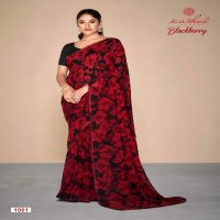 Kashvi Blackberry Wholesale Pure Georgette With Swarovski Work Sarees