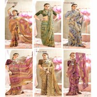 Vallabhi Regina Vol-6 Wholesale Georgette Fabric Ethnic Sarees