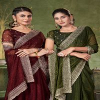 Jayshree D.no 2128A To 2128D Wholesale Shimmer Lining Function Wear Sarees