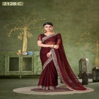 Jayshree D.no 2128A To 2128D Wholesale Shimmer Lining Function Wear Sarees