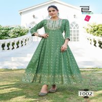 BLUE HILLS BLOCK BUSTER NX READYMADE ANARKALI STYLE LONG GOWN