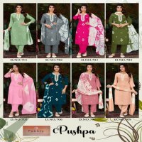 Fablily Pushpa Wholesale Rayon With Heavy Embroidery Full Stitched Suits Combo