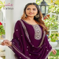 AANCHI PRESENTS FARINA VICHITRA READYMADE TRADITIONAL WEAR FLAIR KALI PATTERN SALWAR KAMEEZ