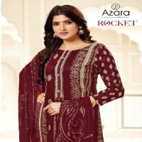 Radhika Azara Rocket Wholesale Pure Jaam Cotton With Carosia Work Dress Material