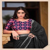 KASHVI CREATION ABHILASHA VOL 4 LINEN SILK WEAVING PATTERN FANCY SAREE WHOLESALER