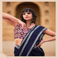 KASHVI CREATION ABHILASHA VOL 4 LINEN SILK WEAVING PATTERN FANCY SAREE WHOLESALER