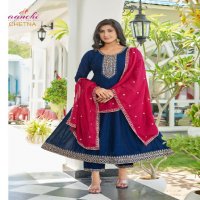 AANCHI CHETNA FANCY VICHITRA READYMADE FLAIR KALI 3 PC SET EMBROIDERY WORK SALWAR KAMEEZ