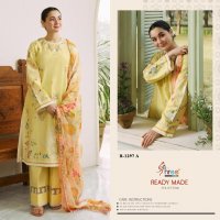 R-1297 BY SHREE FABS COTTON LAWN ETHNIC DESIGN PAKISTANI READYMADE SALWAR KAMEEZ