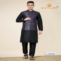 Outluk Vol-17 Wholesale Heavy Jacquard With Self Work Mens Kurta With Pajama