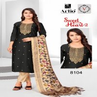 Artio Sweet Heart Vol-2 Wholesale Readymade 3 Piece Salwar Suits Combo