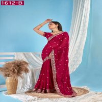 Jayshree D.no 1612A To 1612D Wholesale Georgette Blooming Ethnic Sarees