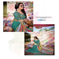 Stavan Rang Wholesale Moss Chiffon Print With Embroidery Sarees