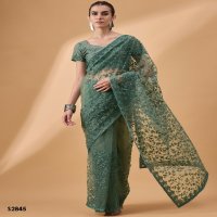 RADHA VOL 2 BY MAHOTSAV NET EMBROIDERED SAREE WITH UNSTITCHED BLOUSE