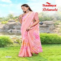 Saumya Rehanshi Wholesale Georgette Candy Border Sarees