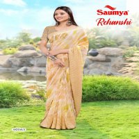 Saumya Rehanshi Wholesale Georgette Candy Border Sarees